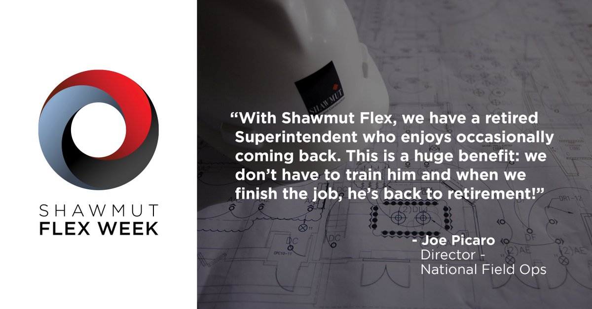 Shawmut_Builds's tweet photo. Sometimes our employees don’t ever want to leave, and they never have to. Learn more about #ShawmutFlex here: https://t.co/NHTJTXQ0C7. https://t.co/oVFVn2YP5p