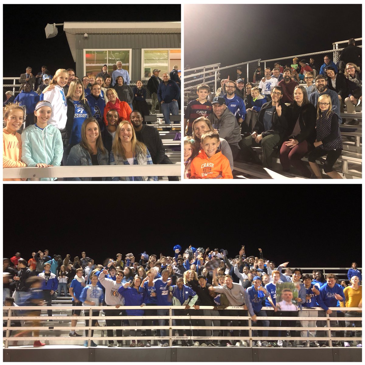 Many thanks to our loyal fans in the Falcons’ Nest! Always loud, always proud. #FalconPride @albanyschools <a href="/AlbanyBooster/">Albany Booster Club</a> @The_Nest_2018