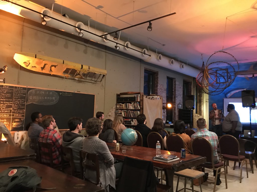 ALHumanities's tweet photo. Love hanging out with people working with our grantees like @discobirmingham #nittygrittymagiccity https://t.co/vKjn4WtF2m