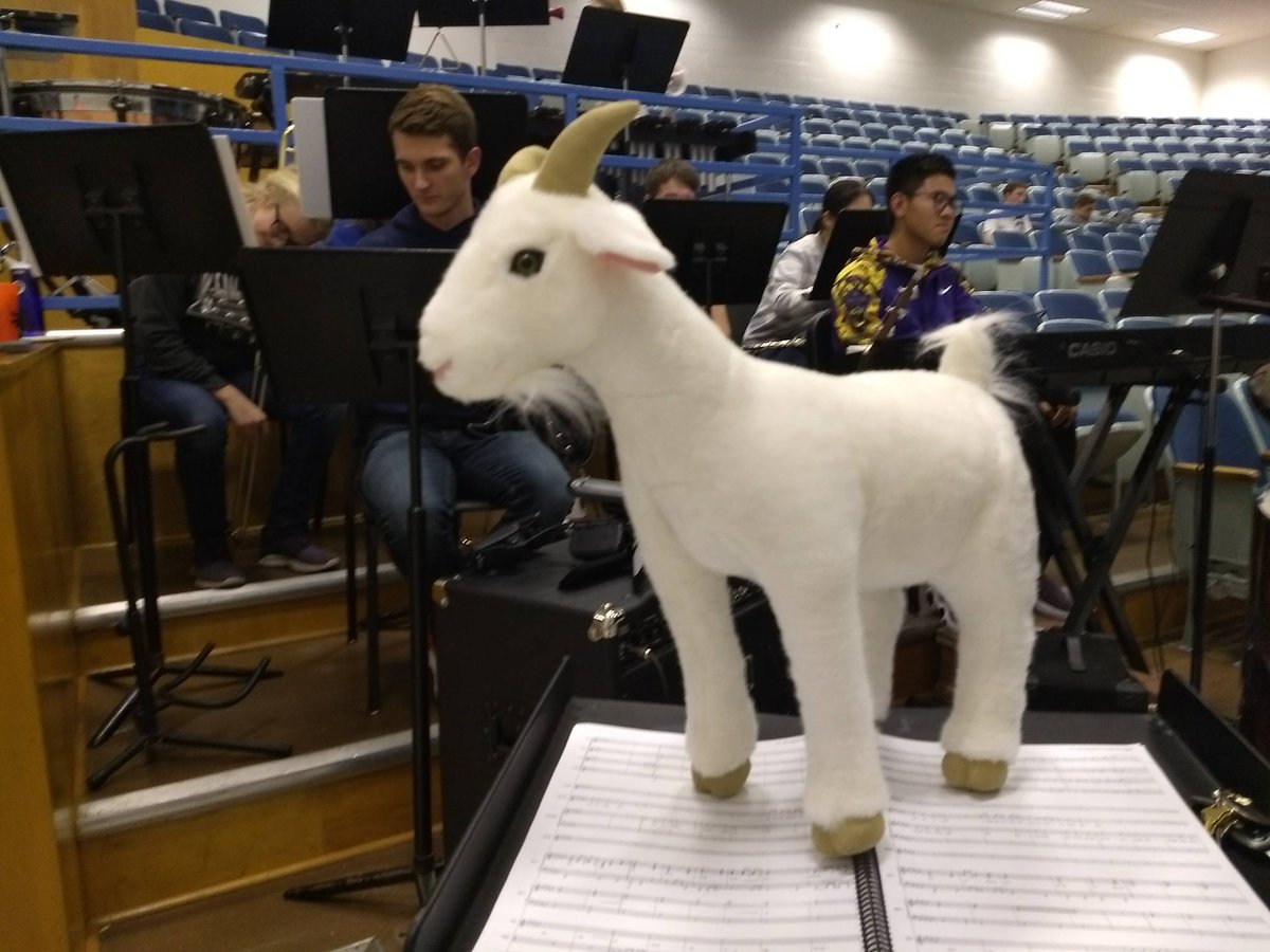 WlaMissionAdv's tweet photo. Come see what happens to this goat at our musical.  Get your tickets now for WLA's performances of Joseph.  https://t.co/bmVUj3ZefA https://t.co/pwbv0VineG