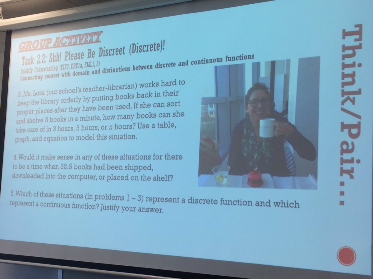 thatmathclass's tweet photo. Look who made a cameo in today's lesson! #CNUSDTweetcher #ERHSTWEETS #C213mathmachine https://t.co/PPK4nG0cmx