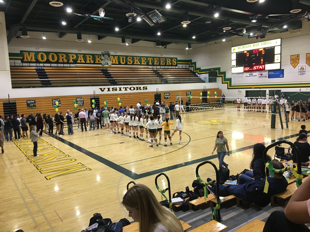 CoachRoesel's tweet photo. Feeling pretty nostalgic being back at my Alma Mater to recruit tonight. @MoorparkHighSch #Musketeer4Life https://t.co/ImjKz8ES4M
