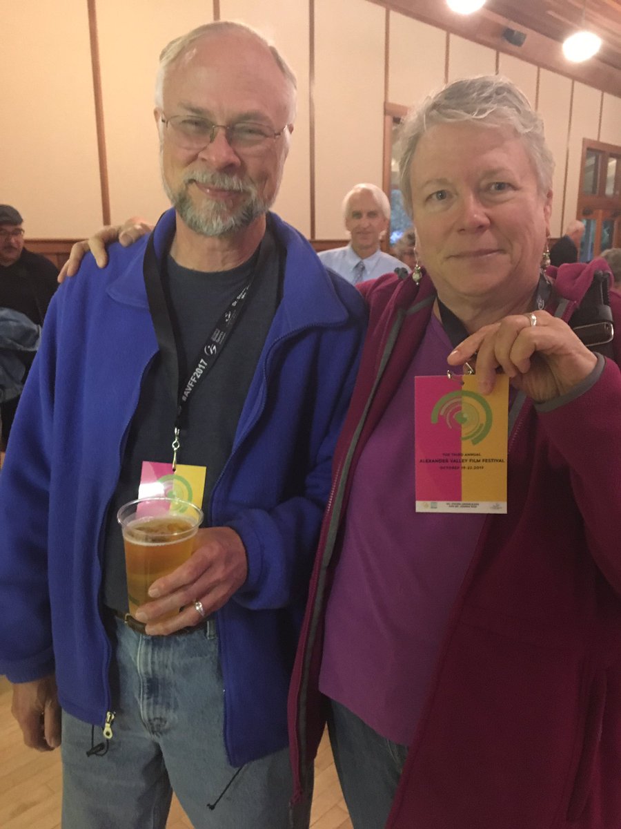 TrueWestFilm's tweet photo. Dave &amp; Karen are among our #AVFF2017 alumni. We're glad they could join our community for #Dolores. #moviestobenefitfirereliefandhealing https://t.co/HpeU4aWUBG