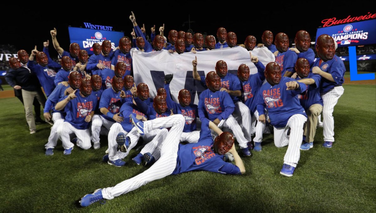 Hylertunter's tweet photo. R.I.P. to a great season. #fookdadodgers #thatsnotcub https://t.co/rBuRnMSgNS