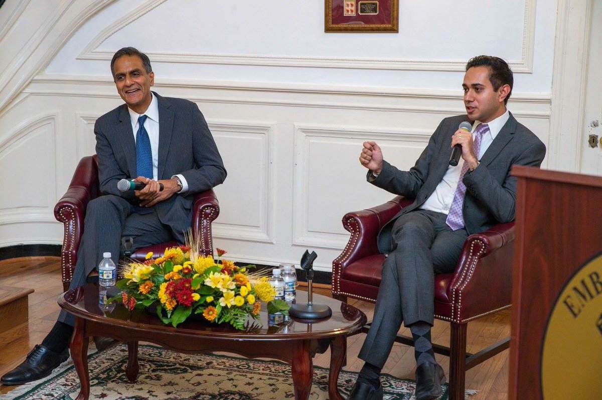 SABADC's tweet photo. #tbt Thanks @RichardRVerma for inspiring words, @ronakdd for insightful questions, &amp; especially @IndianEmbassyUS for hosting us last week! https://t.co/4X2b1Xnm8H
