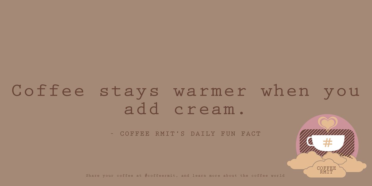 coffee_rmit's tweet photo. #coffee #coffeermit #rmit #cafe #coffeeculture #facts #information #coffeelovers #rmitstudents #rmituniversity #funfact #shareyourcoffee https://t.co/lEFuKPCGWL