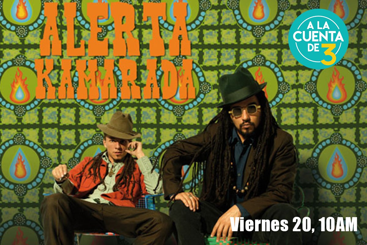 AlaCuentade3_pe's tweet photo. #CulturaReggae Desde Colombia llega #AlertaCamarada ¡Desde las 10AM por TvPerú! https://t.co/PA7eULn3Gm