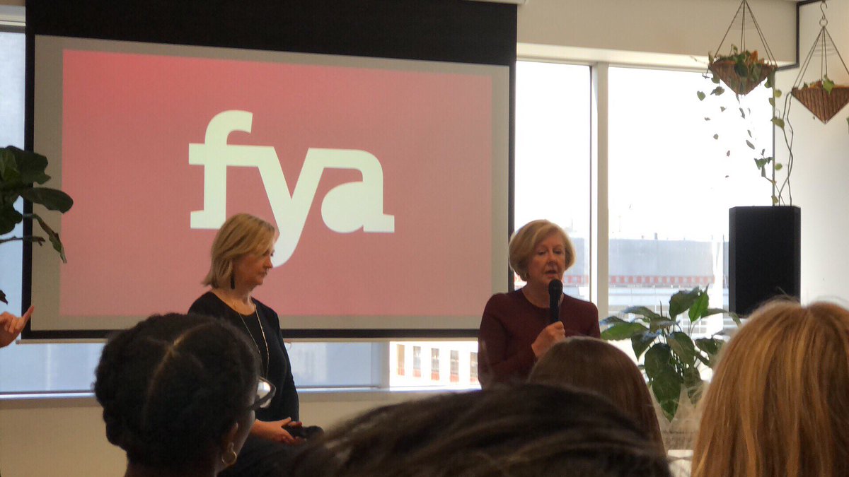 Murfo's tweet photo. Amazing to hear from #GillianTriggs as part of the @fya_org #YoungSocialPioneers program! #TakeInformedRisks #GetEvidence #SocialJustice https://t.co/FcHjAoWePU