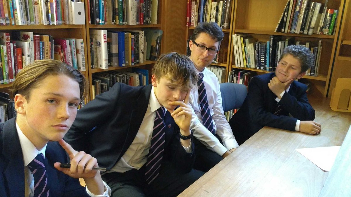 Junior House Quiz Team in action!