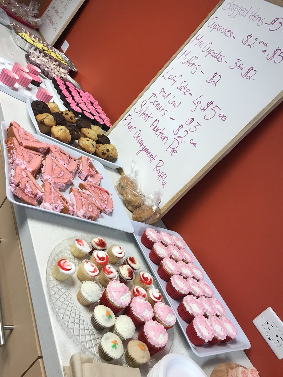 Lilia_Intuit's tweet photo. Record setting donations at today’s bake sale for #BreastCancerAwareness #pinktober #FightLikeAGirl #intuitlife https://t.co/kVNLedPivq