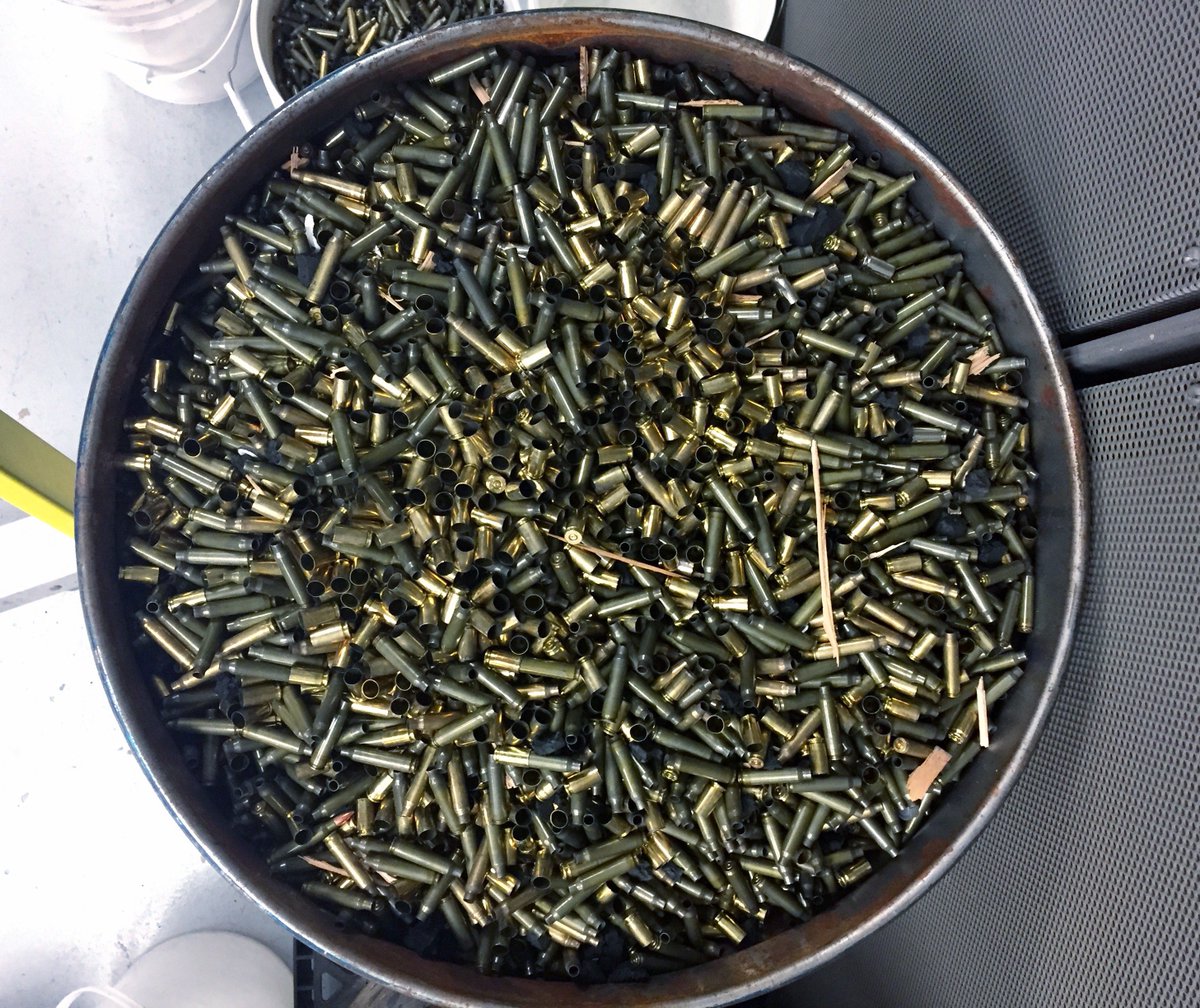 SaskatoonPolice's tweet image. ~6000lbs recycled rubber. 18,007lbs recycled lead. 12,760lbs recycled casings- just a few #recycling stats from indoor range #yxetalkstrash