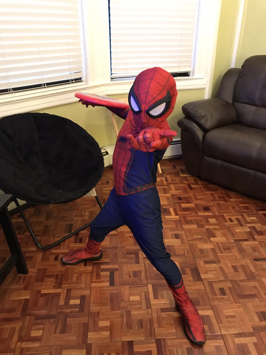LynArroyo's tweet photo. Retweet to get @TomHolland1996 to see my little Spider-Man!! Ryan's his biggest fan!!! #SpiderManHomecoming #littlespiderman #TomHolland https://t.co/E29HBT7vKj