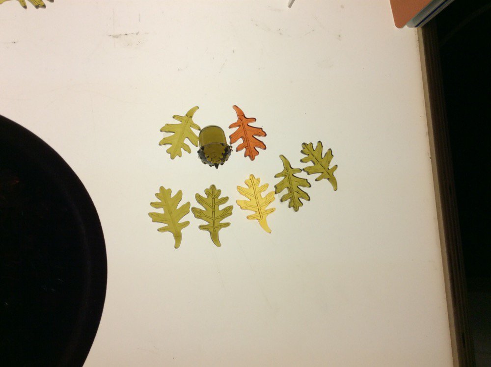 K3Kinders_HW's tweet photo. We have been having fun on the light table. Z created a tree and an uppercase A and J created her mom. https://t.co/vNh44FZhXP