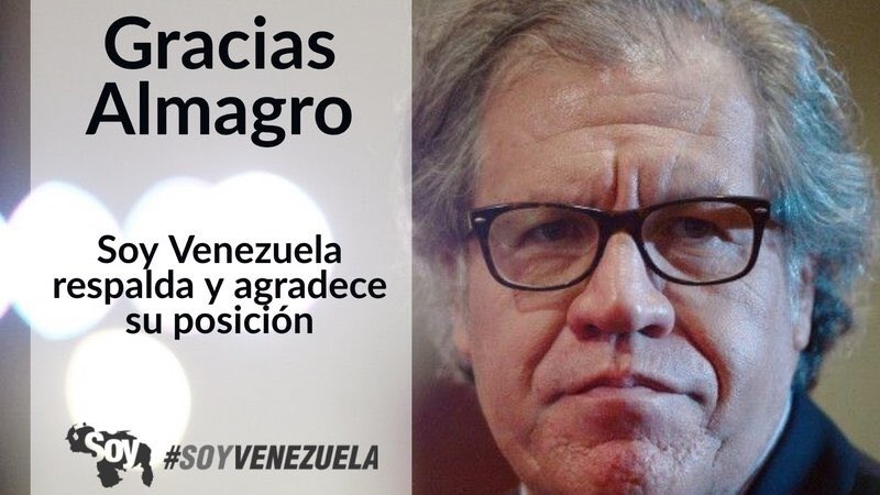 MariaCorinaYA's tweet photo. Dale tu agradecimiento a @Almagro_OEA2015 por su solidaridad y respaldo a nuestra lucha firmando aquí: https://t.co/4XpmaqnS57 #SoyVenezuela https://t.co/Uh78VzfGld