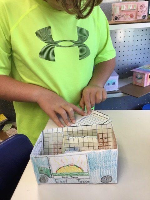 Julie_Draper103's tweet photo. Taco bout some great learning! 😄🌮  3rd graders are putting finishing touches on their taco trucks and menus. https://t.co/lrrVpQeEoV