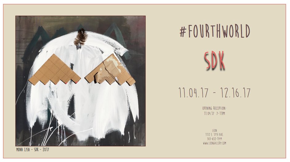 iFoundLeon's tweet photo. Leon re-opening reception 11/04/17 - 7-11pm #fourthworld SDK https://t.co/3WLHFdyKfM