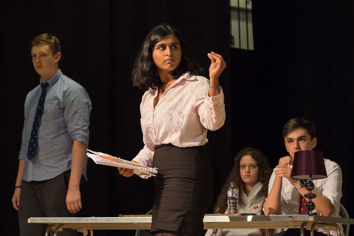 DCGS_SeniorPlay's tweet photo. Final rehearsal before half term complete! Starting to see a play emerge... https://t.co/A7dcwnpFL1