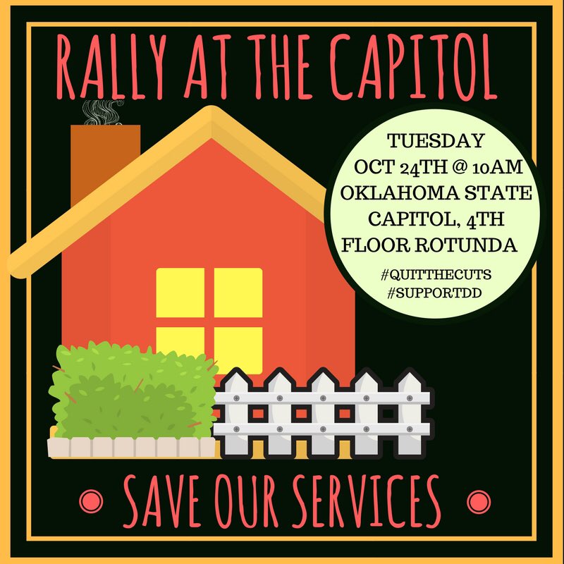 shaholcomb's tweet photo. Spread the word and come join us!  #QUITTHECUTS #SUPPORTDD #Oklahoma https://t.co/CkFMuRktw0
