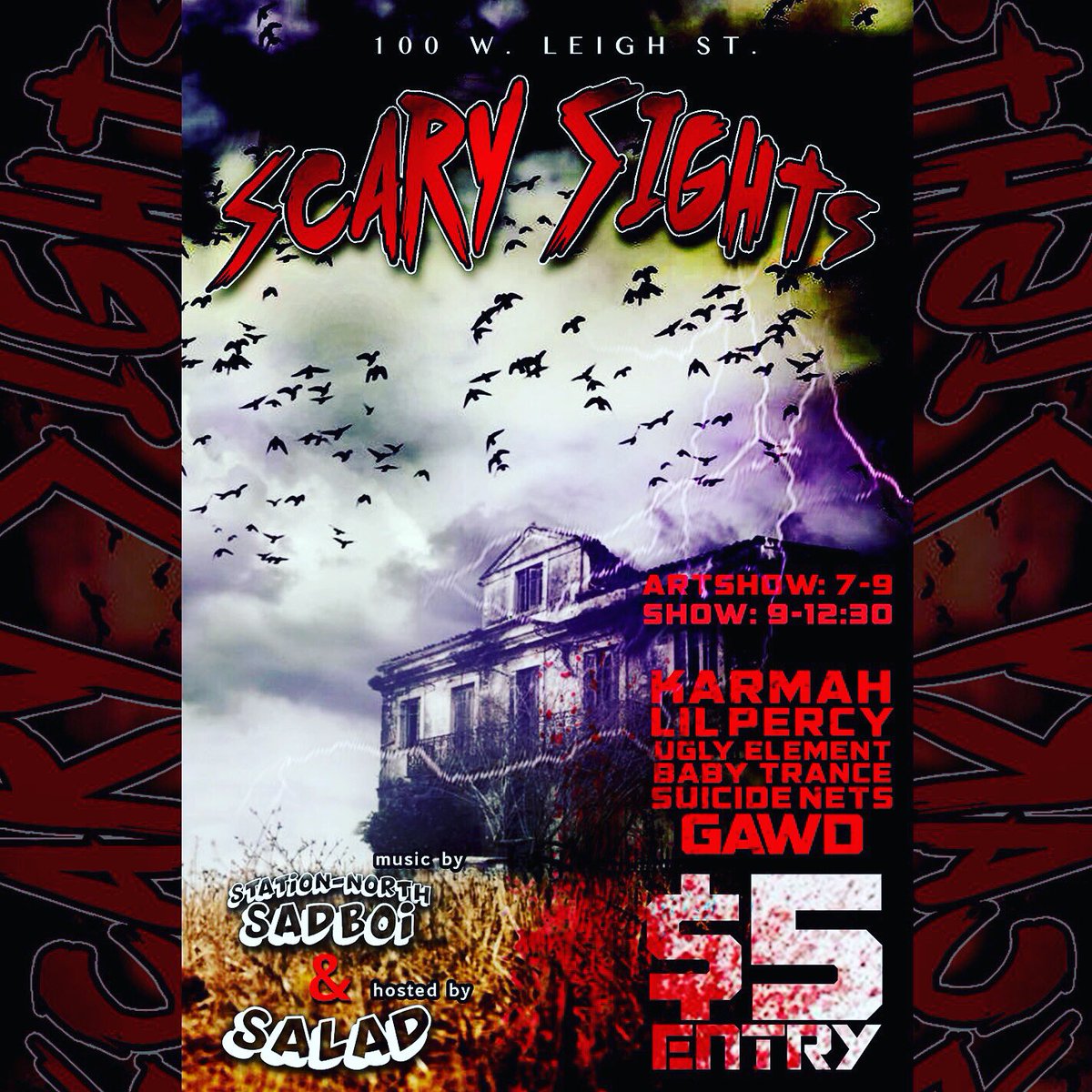 KamakaziiiKei's tweet photo. 10/31

LiVE @ 100 W. LEiGH ST.

BRiNG THE TRiCKS AND THE TREATS

EVERYTHANG A GØ
SØ SHiT BØUND TØ GET U.G.L.Y. https://t.co/21Y4wXjptx