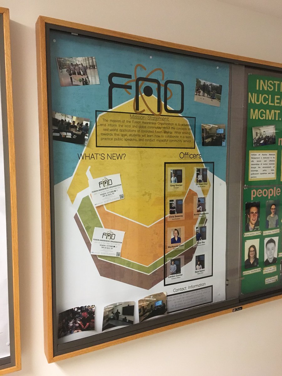PurdueFAO's tweet photo. The @PurdueFAO bulletin has been looking great recently! If you’re near the @PurdueNuclear building, make sure to stop by and check it out :) https://t.co/lnAAxoq3rS