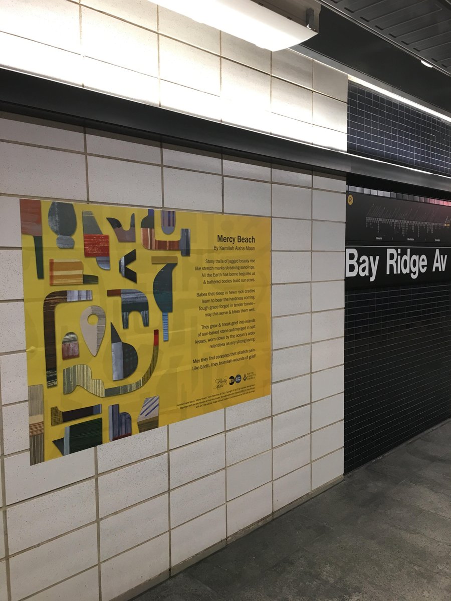 KAMoonshine's tweet photo. Pleased to have a poem featured at the Bay Ridge Station in NY through PSA's Poetry In Motion! #poetry https://t.co/aqDgAVfFR0