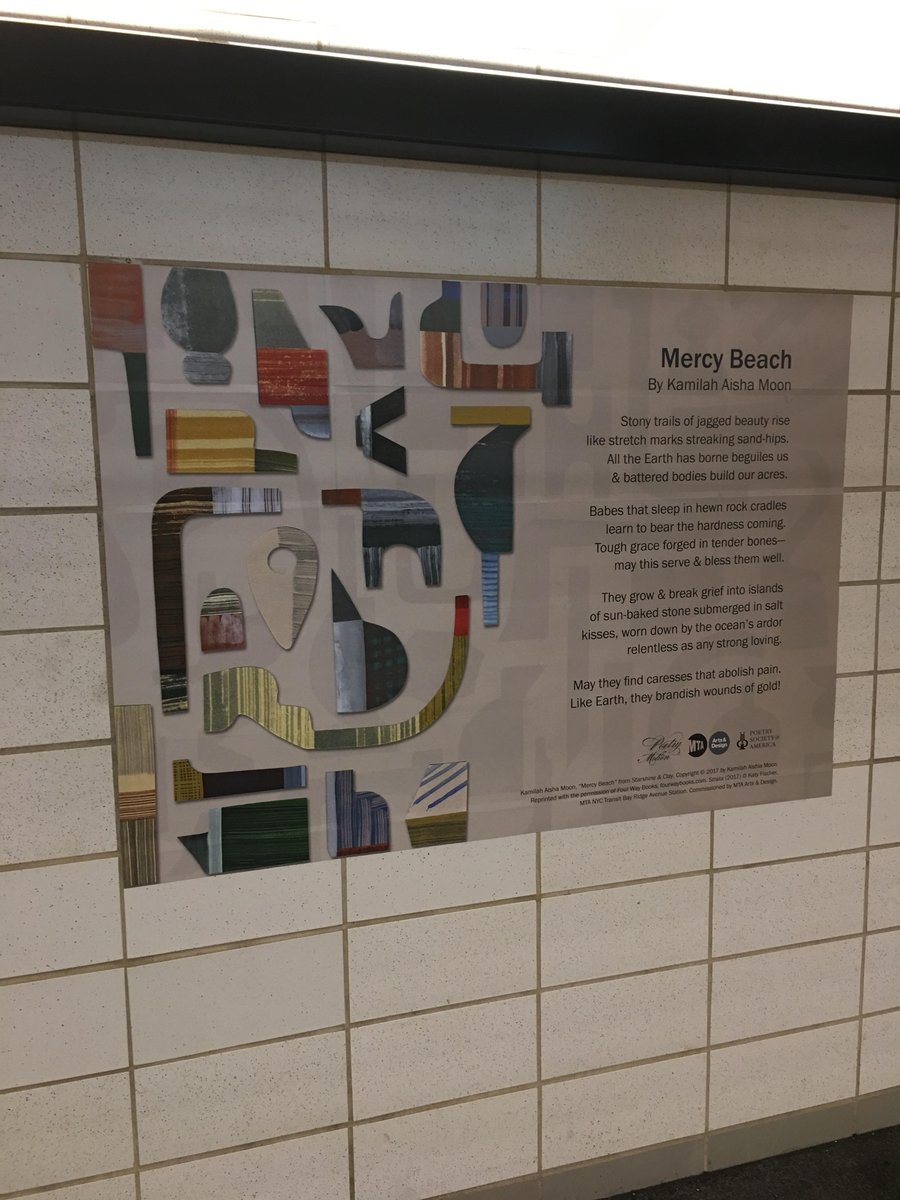 KAMoonshine's tweet photo. Pleased to have a poem featured at the Bay Ridge Station in NY through PSA's Poetry In Motion! #poetry https://t.co/aqDgAVfFR0