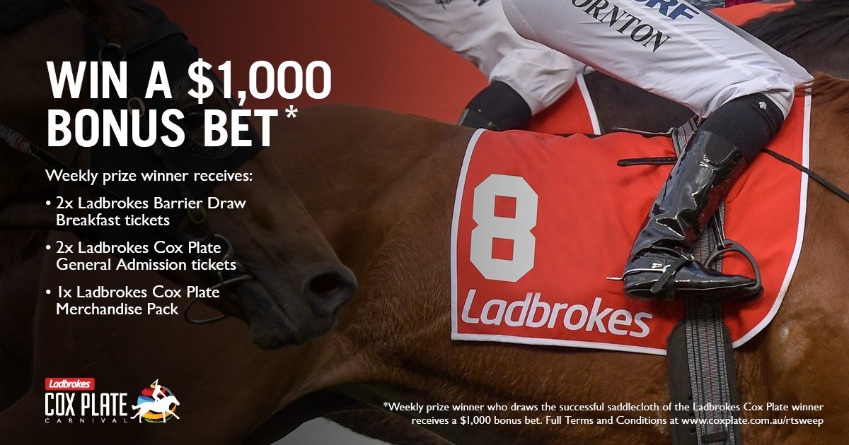 Ladbrokes Cox Plate tweet media