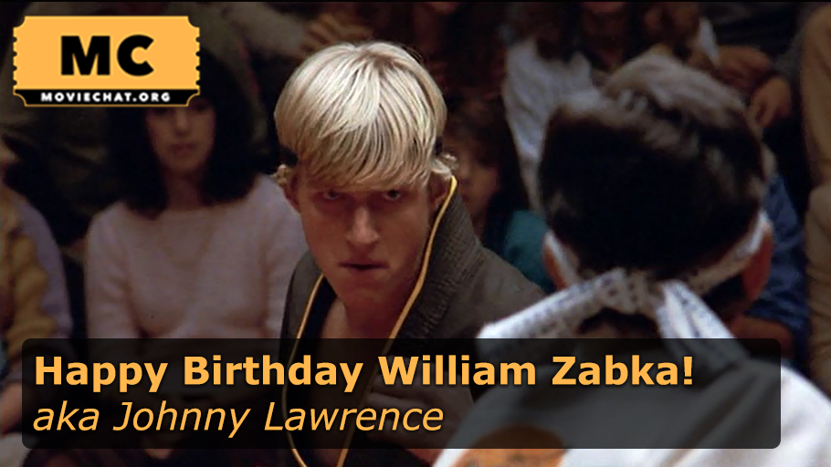 Happy Birthday to William Zabka! Barney will be raising a glass ;)   