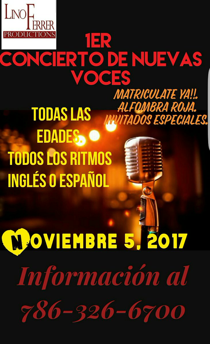 miamilifeawards's tweet photo. SERA UN EVENTO INOLVIDABLE  CON TANTOS NUEVOS TALENTOS QUE  TIENE MIAMI MANTIRCLATE ya!!!! 786 326 6700# # https://t.co/J5t3oaa7V9