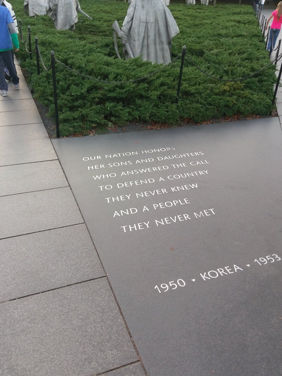 AmityMSBethany's tweet photo. Korean War Memorial #AR5 #AMSBDC https://t.co/U3uTk0cjne