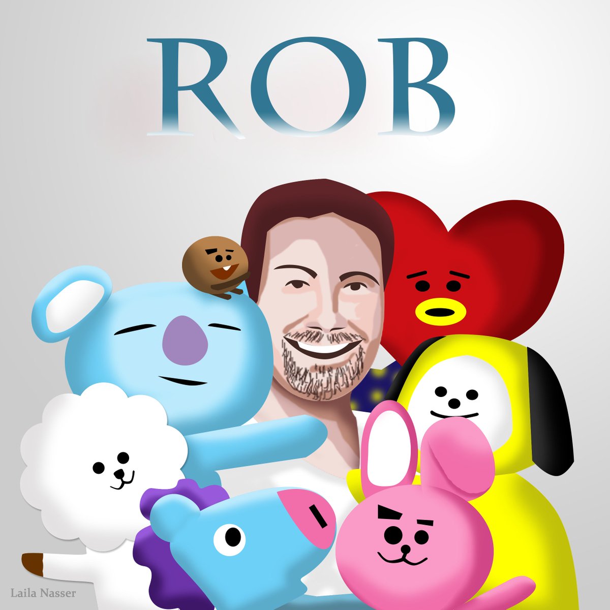 lailanasserk's tweet photo. Here's from Army to ROB, we'r grateful for your concern about us and BTS
Btw these creatures represents BTS members 
@RobSOnTheAir @NileFM https://t.co/NNGTQoIP46