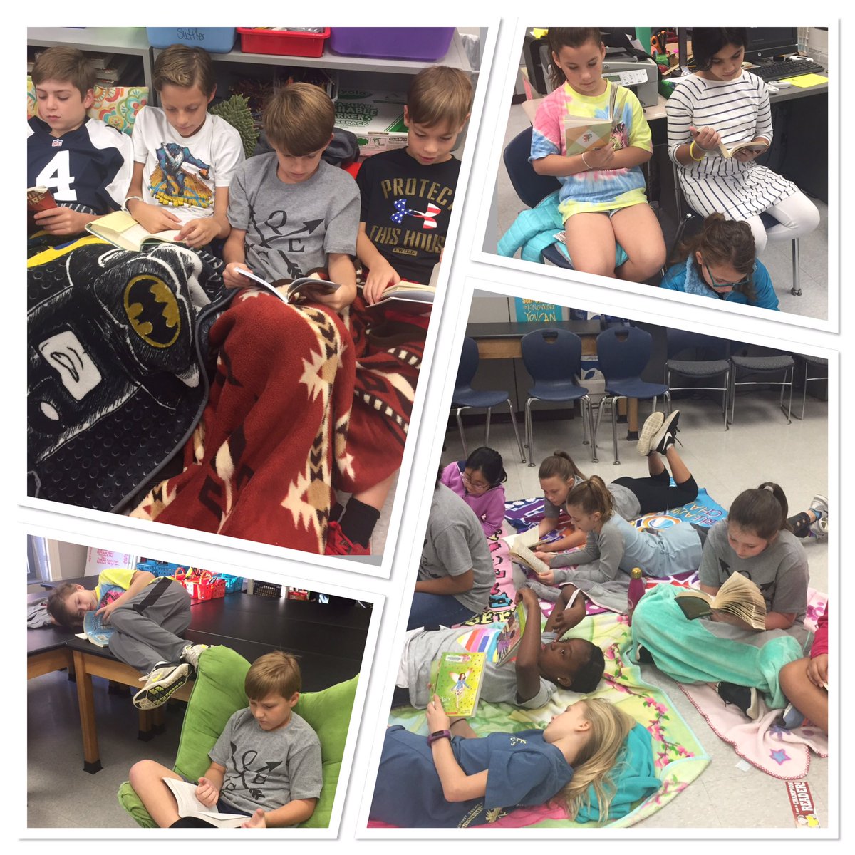 SuttlesScience's tweet photo. #IReadBecause you can read anywhere! #RQESRocks #ReadBamaRead https://t.co/GIUDZ4UOSu