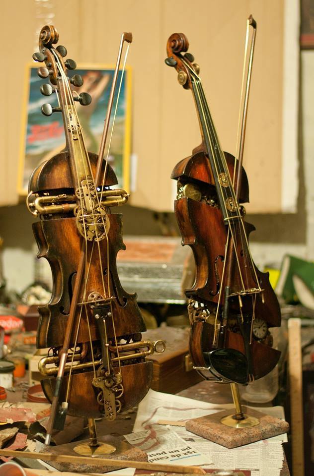 Mechanical Violins