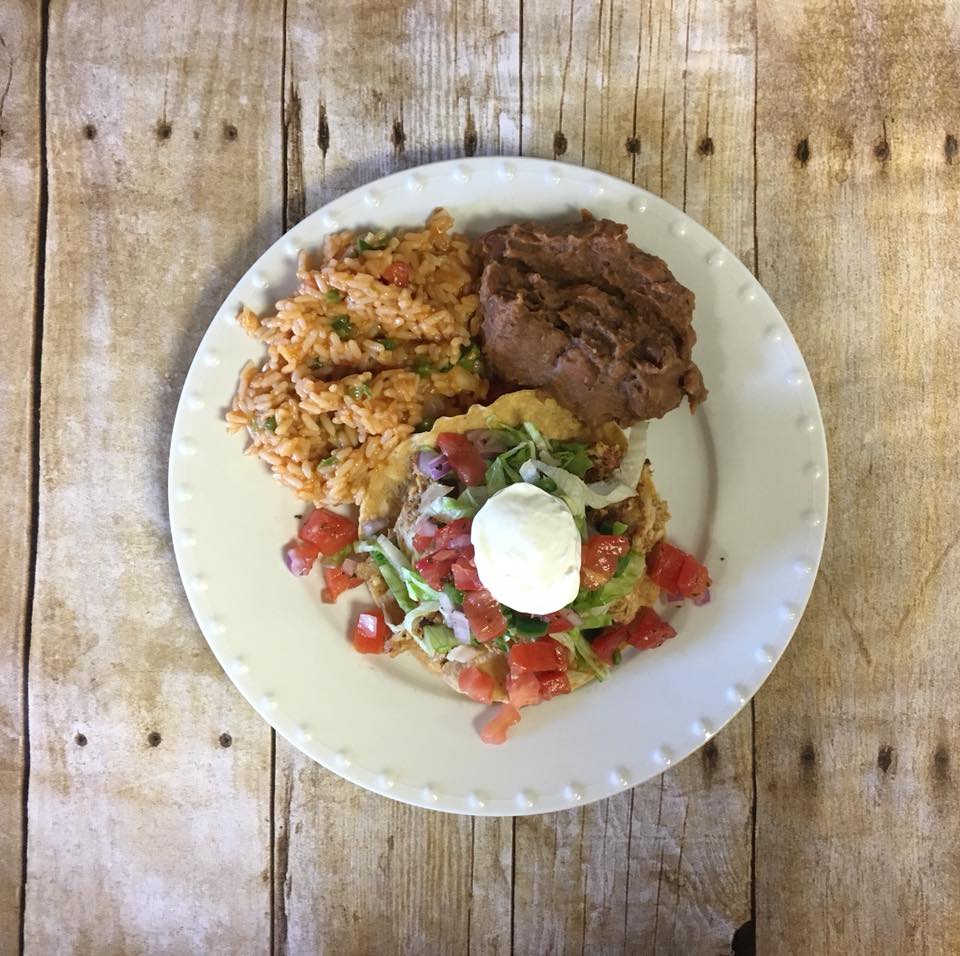 SpringArborCafe's tweet photo. Tostada combo for $6.99. Open til 9 tonight! #tacoboutadeal https://t.co/yqdHcKj1N0