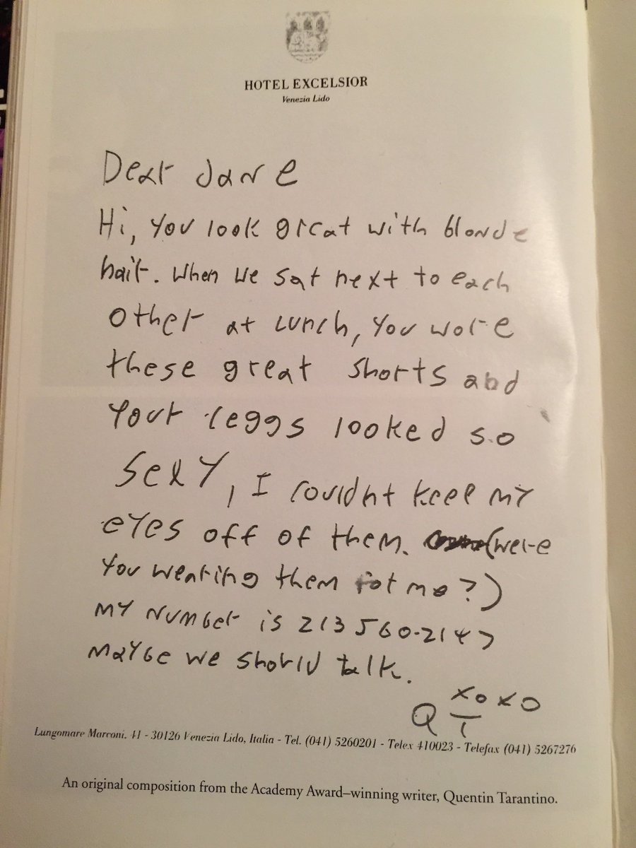 Jane Hamsher (@janehamsher) on Twitter photo "Tolerated" <a href="/qtarantino/">Quentin Tarantino</a>? ROFLMAO <a href="/jodikantor/">Jodi Kantor</a>. #MeToo #FootMassage mobile.nytimes.com/2017/10/19/mov⦠"Tolerated" <a href="/qtarantino/">Quentin Tarantino</a>? ROFLMAO <a href="/jodikantor/">Jodi Kantor</a>. #MeToo #FootMassage mobile.nytimes.com/2017/10/19/movā¦