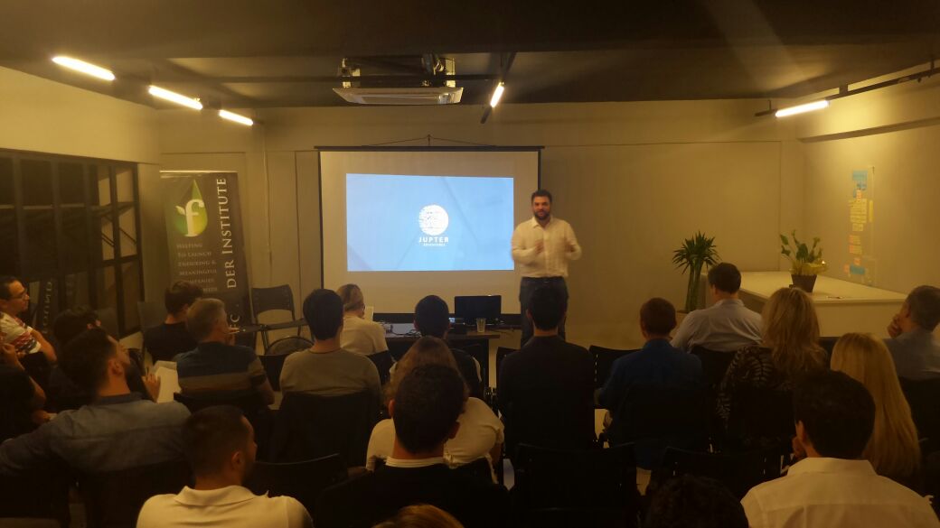 BrFounder's tweet photo. Bruno Ceschin, founder at #JUPTER talking about how to find the right founders who want to raise money for their ideas https://t.co/bUTYl7mDEJ