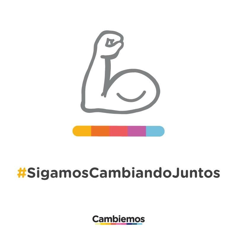 Este domingo #SigamosCambiandoJuntos