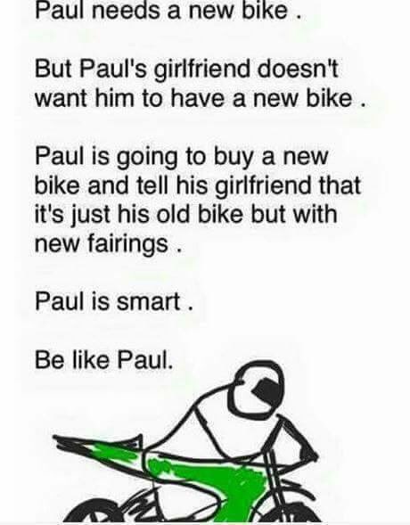 Rather_Ride's tweet photo. Be like Paul https://t.co/f9JvCDUf9Q