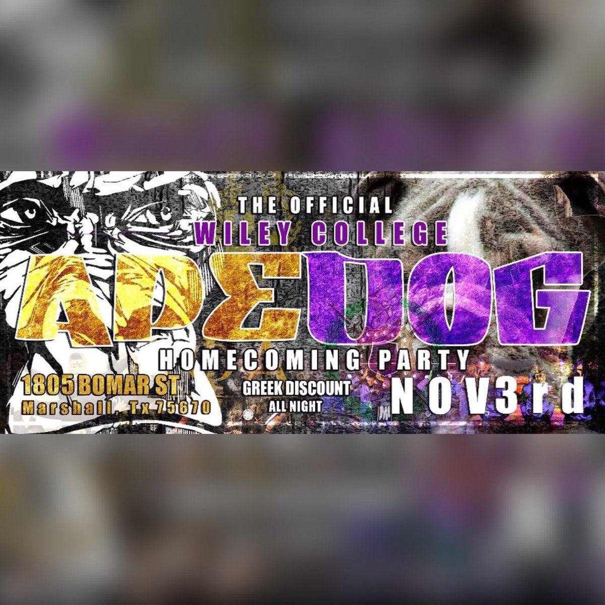 DadaKing3's tweet photo. NOVEMBER 3rd about to be a movie 🎥!!! #WileyCollege #wiley18 #wiley19 #wiley20 !! https://t.co/dq6BsWtrVj