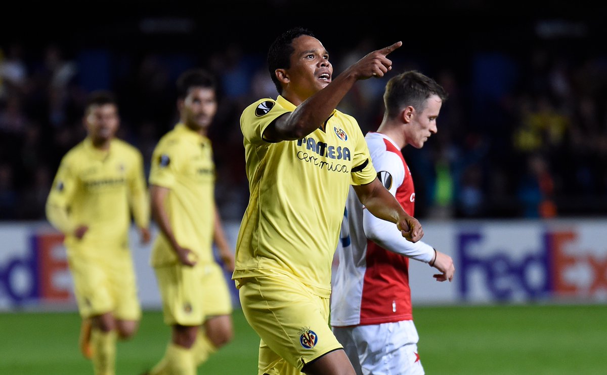 yosoy_mundial's tweet photo. Carlos Bacca anotó un gol en el empate de #Villarreal 2-2 ante #SlaviadePraga por #EuropaLeague https://t.co/nbnBR0Thbb