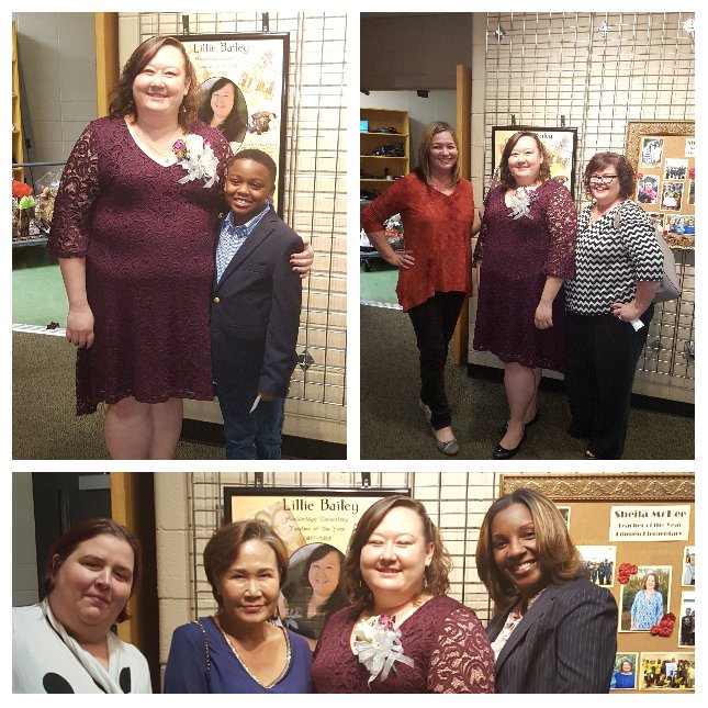 CynthiaSJewell's tweet photo. So happy to call you our Teacher of the Year @msbaileyses! Continue to make us proud! #SES   #OhThePlacesWeWillGo https://t.co/zfrAjsIFfH