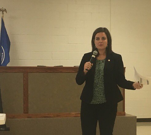OHHouseDems's tweet photo. .@brigidekelly talks about her common-sense proposals to help Ohio families get ahead. #DemTownHall https://t.co/O3DM6xr46w