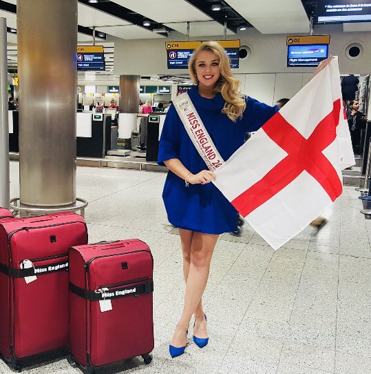 missenglandnews's tweet photo. Hereโs our girl @check in @HeathrowAirport earlier tonight ready 2fly the flag #MissWorld2017 #RoadtoMissWorld #missworldltd #England2win ๐ https://t.co/MycsK6x6UM