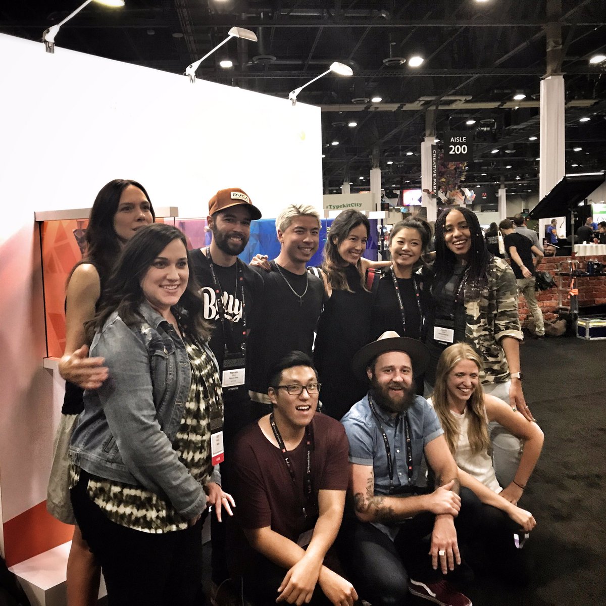 KatieOrlinsky's tweet photo. The #makeitimpactful crew at #Adobemax representing! #adobepartner https://t.co/IXaYnOK4xl