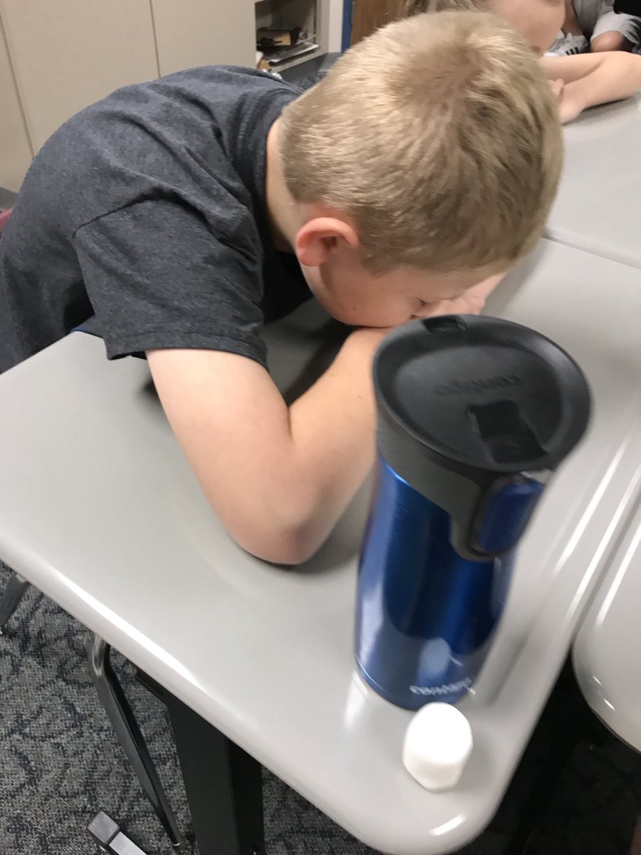 mrsharwell16's tweet photo. Doing whatever they can to not eat the marshmallow for 10 min. Powerful conversations afterwards! #practicingselfcontrol https://t.co/3QnG9oxeYw