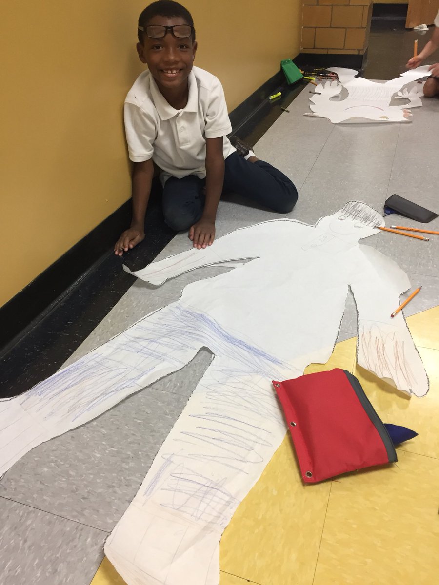 stephanierdunn's tweet photo. Hard at work decorating our bodies. Do you see the resemblance? #measureme https://t.co/JaUSSKNsCS