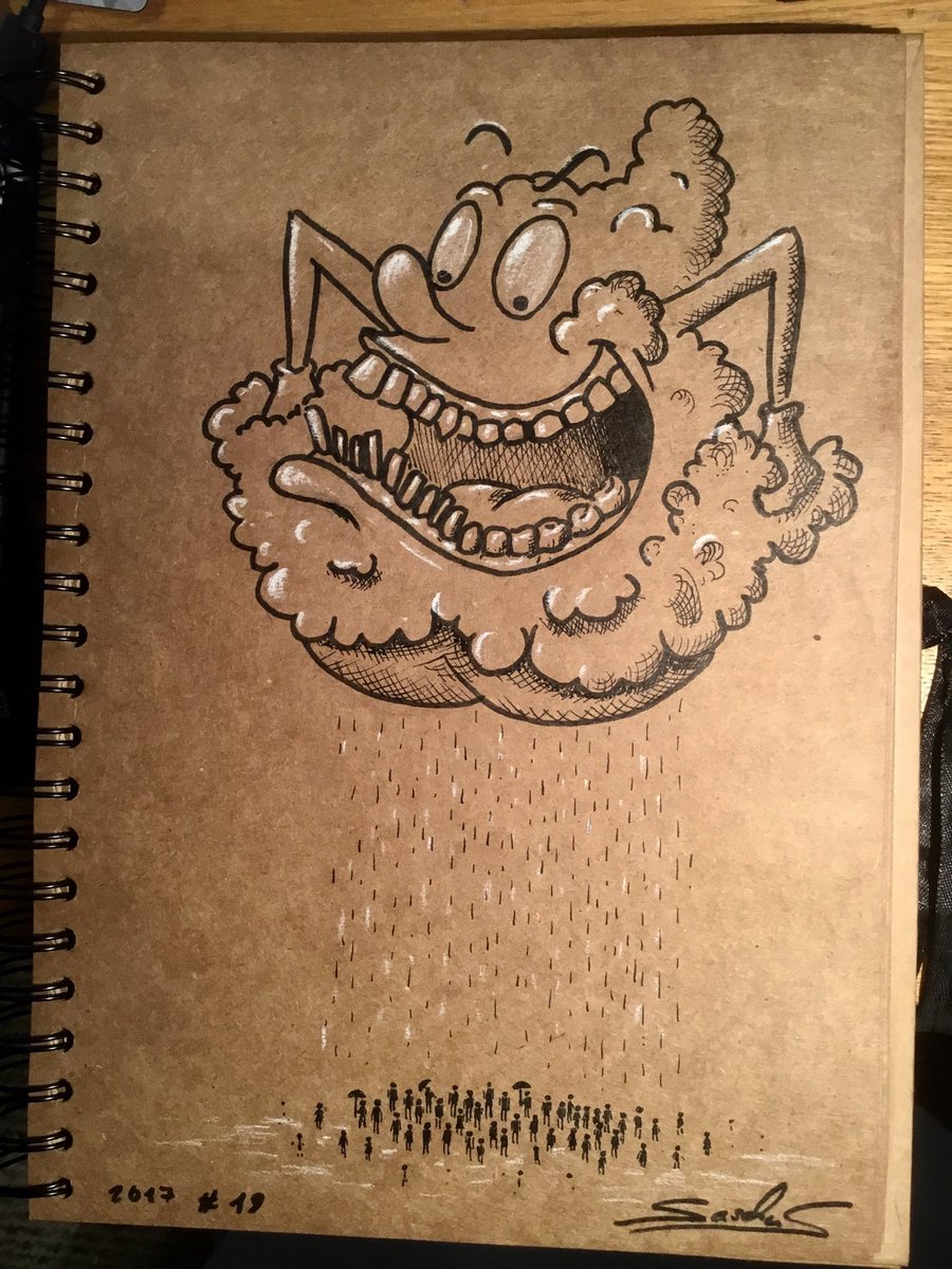 saschartvienna's tweet photo. #Inktober #inktober2017 #inktoberday19 #inktober2017day19 #inktobercloud #cloudy #rainydays #art @inktober https://t.co/dDSdbat7oc