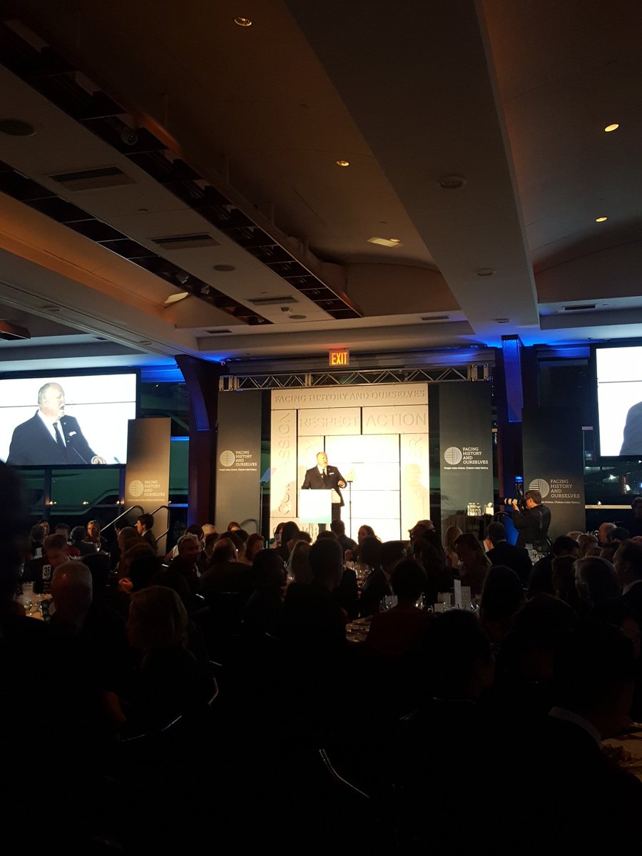 FacingHistoryNY's tweet photo. Lori Fire, Chair of the NY Advisory Board & Facing History CEO @RogerBrooksFH opening our program & welcoming our guests #facingtoday https://t.co/opNfsGbwca