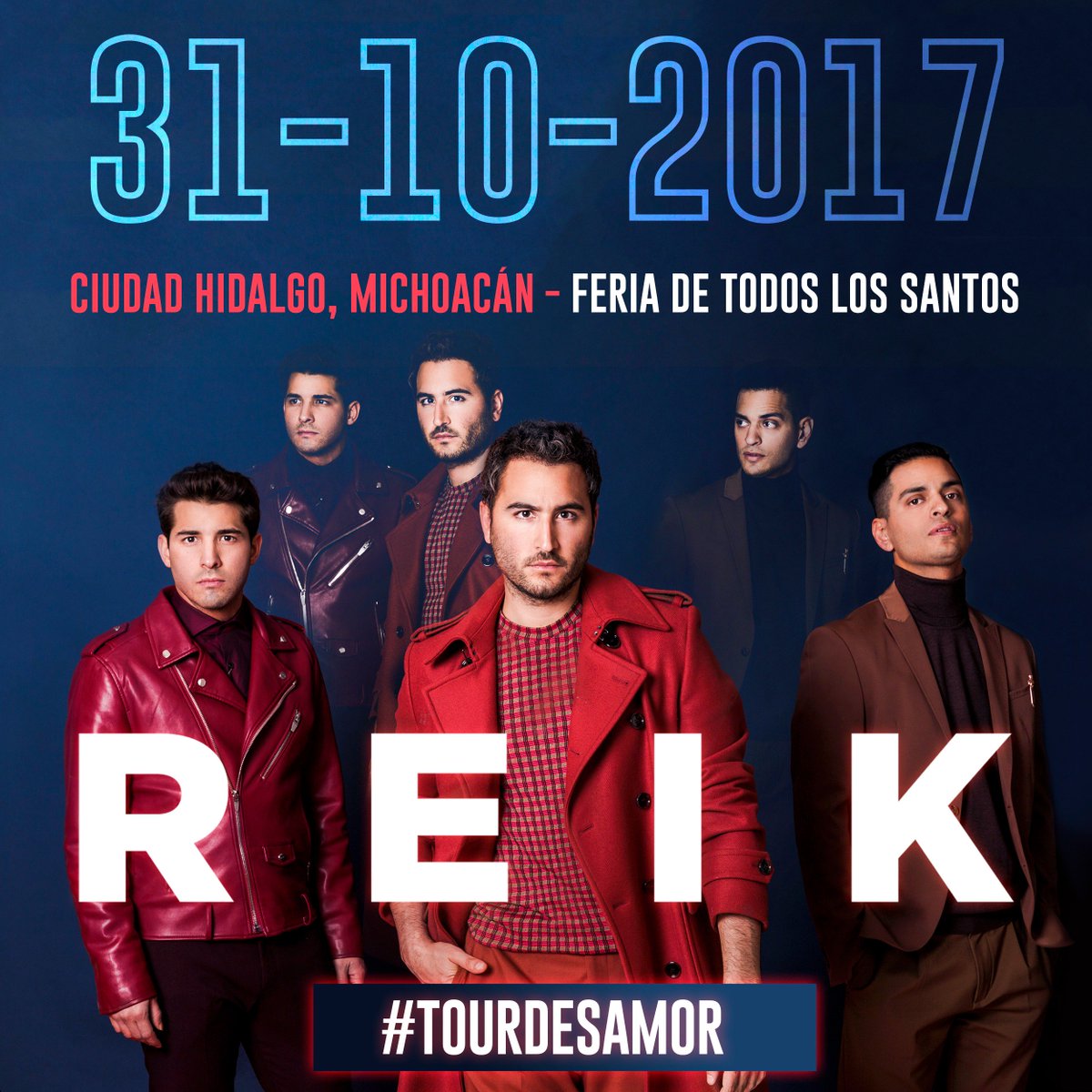ReikMx's tweet photo. 31 de octubre en Ciudad Hidalgo, Michoacán. Los esperamos en la Feria de Todos los Santos! #TourElypse https://t.co/pscG3aLvQr