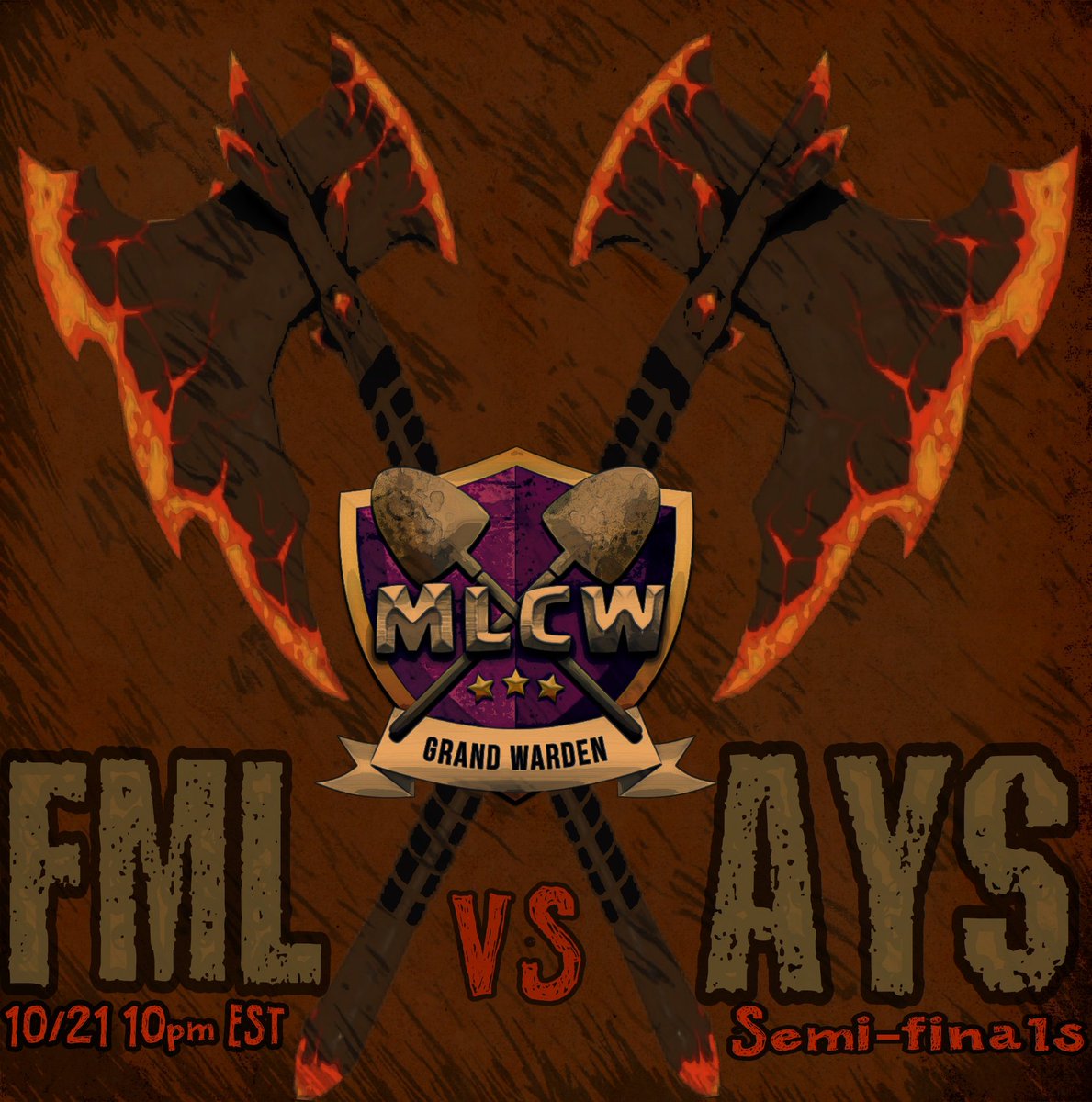 Who's ready for the throw down?! <a href="/MinerLeagueCW/">MLCW</a> @ayscoc